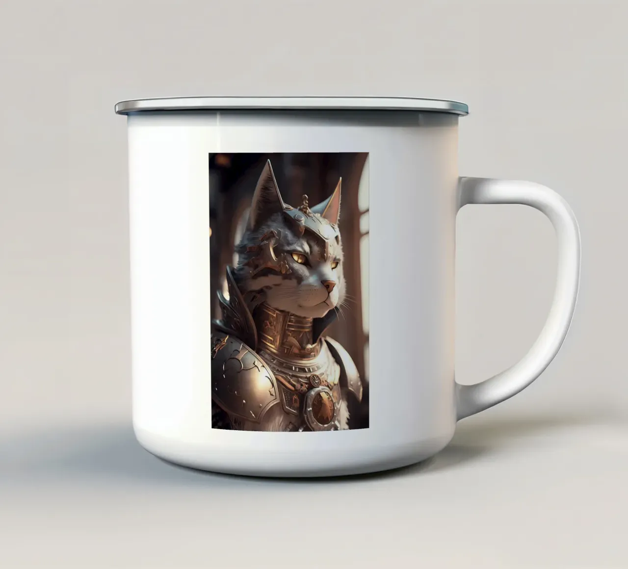 Poster tazza in smalto da Mikesell