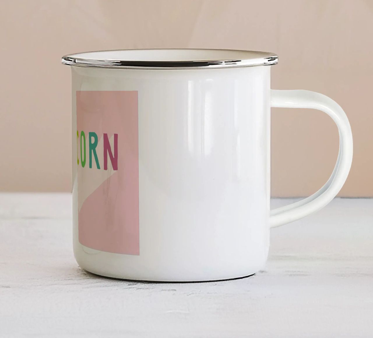 Unicorn tazza in smalto da Florent Bodart