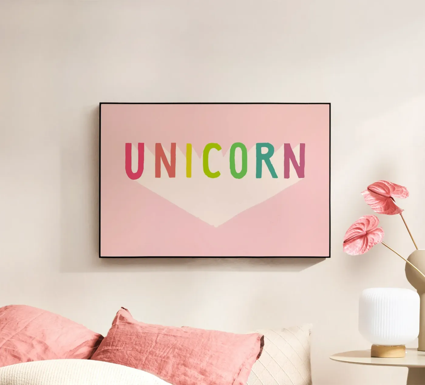 Unicorn acryl van Florent Bodart