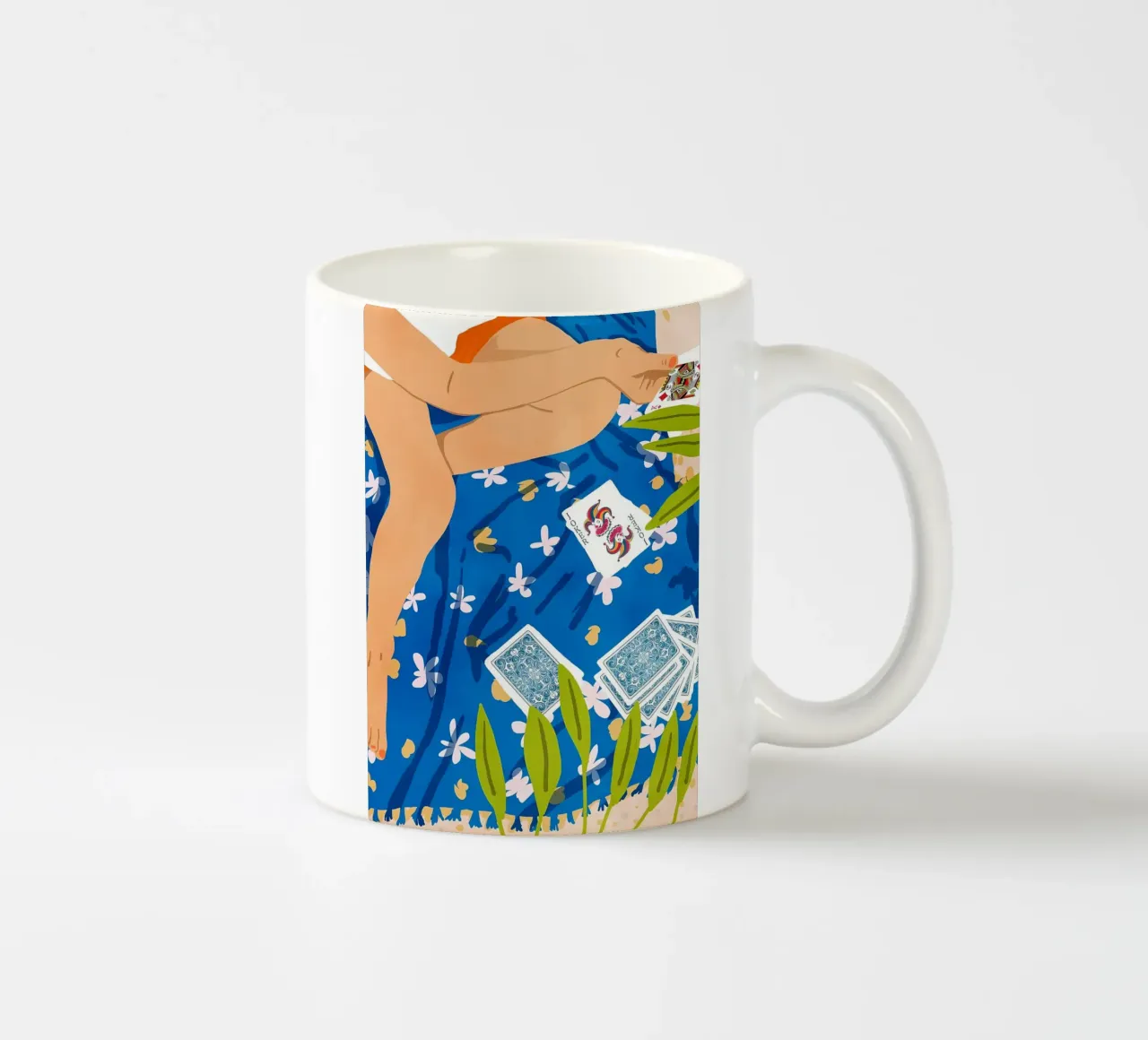 La mano che ti viene data tazza in ceramica da Ginnery