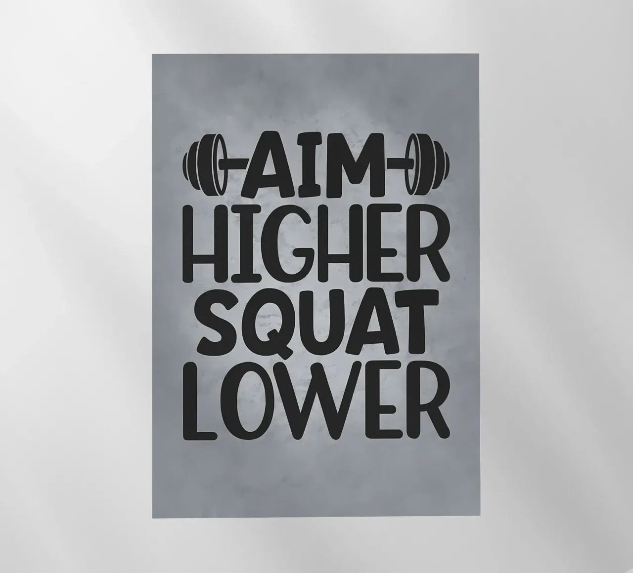 Aim Higher Squat Lower backlit film by Farryn