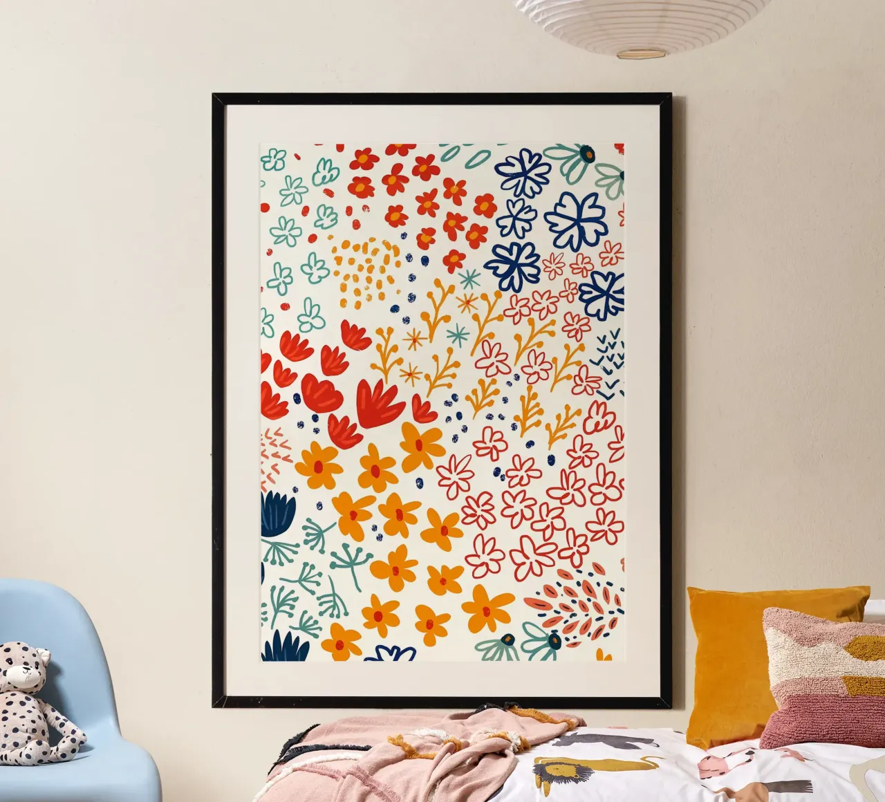 Meine Seele machte Wiesenblume Poster von Ginnery