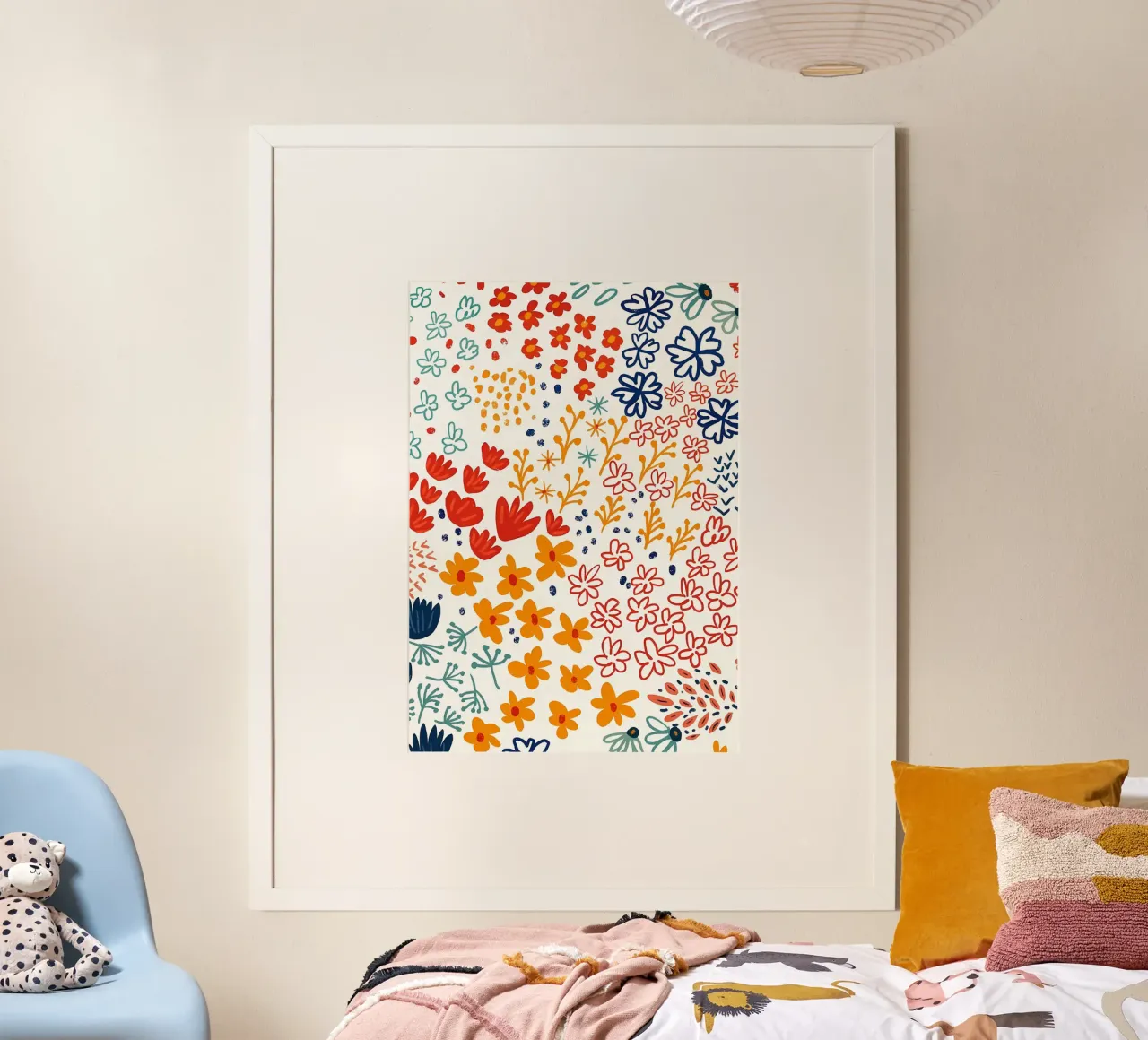 Meine Seele machte Wiesenblume Poster von Ginnery