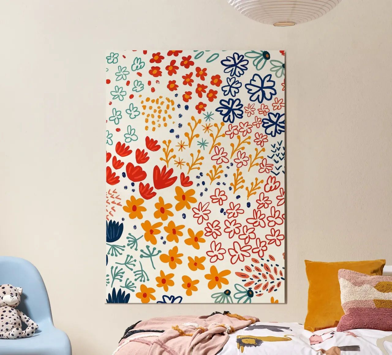 Meine Seele machte Wiesenblume Poster von Ginnery