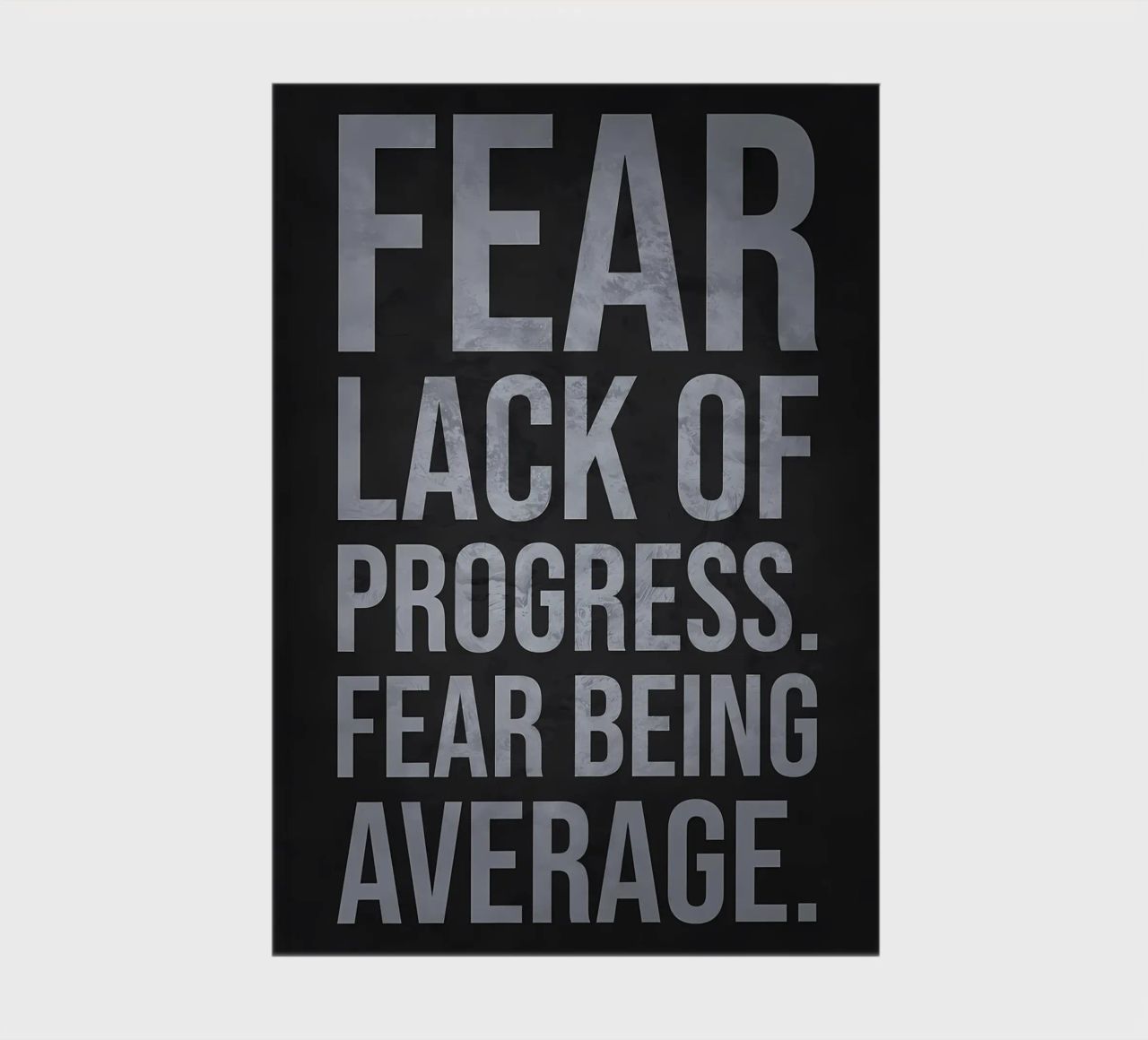 Fear Being Average notebook by Bassy