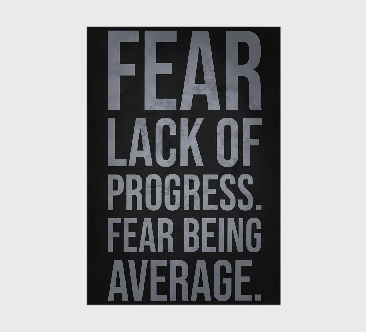Fear Being Average notebook by Bassy