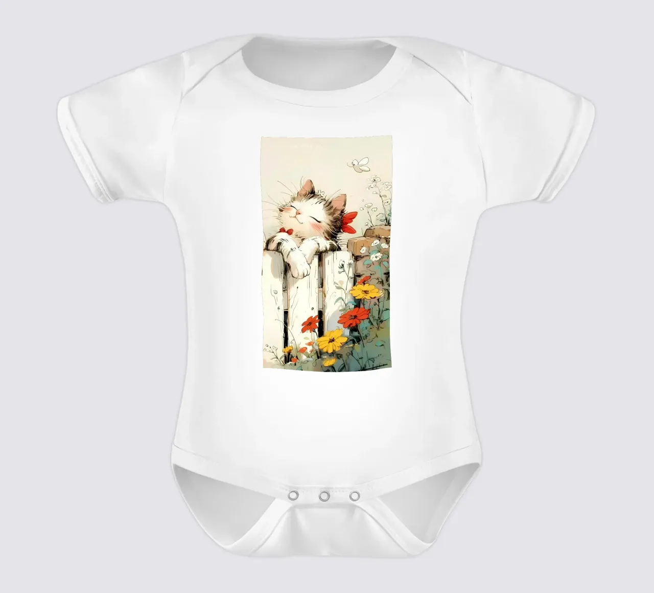Minimalist Poster 311 short-sleeve baby romper by Kadynce