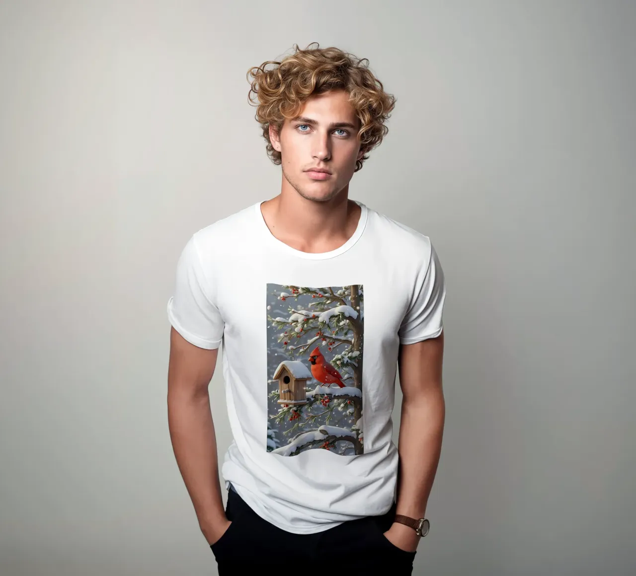 Minimalistische Poster 312 t-shirt van Kadynce