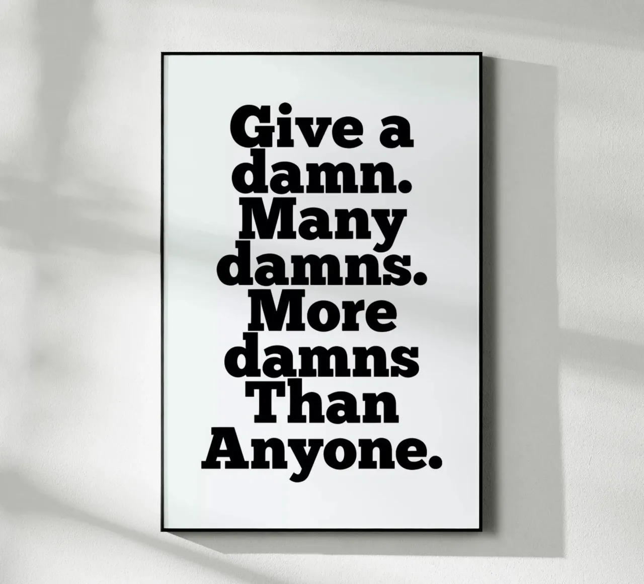 Damns plexiglass da Mottos by Sinan Saydik