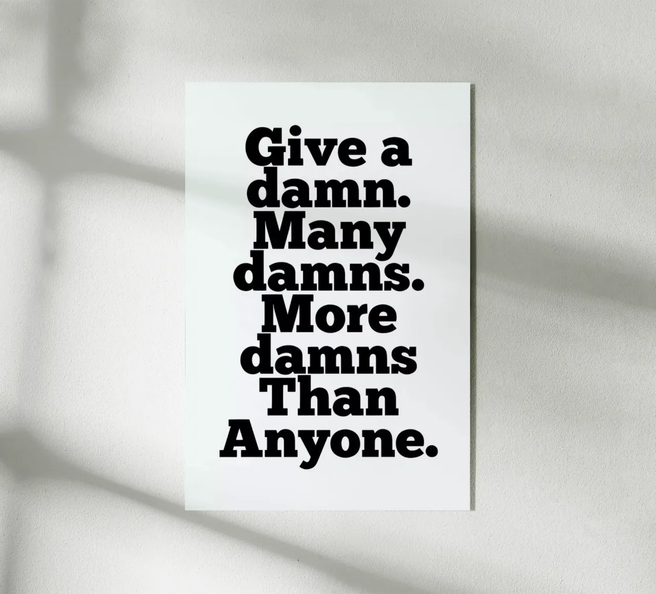 Damns plexiglass da Mottos by Sinan Saydik