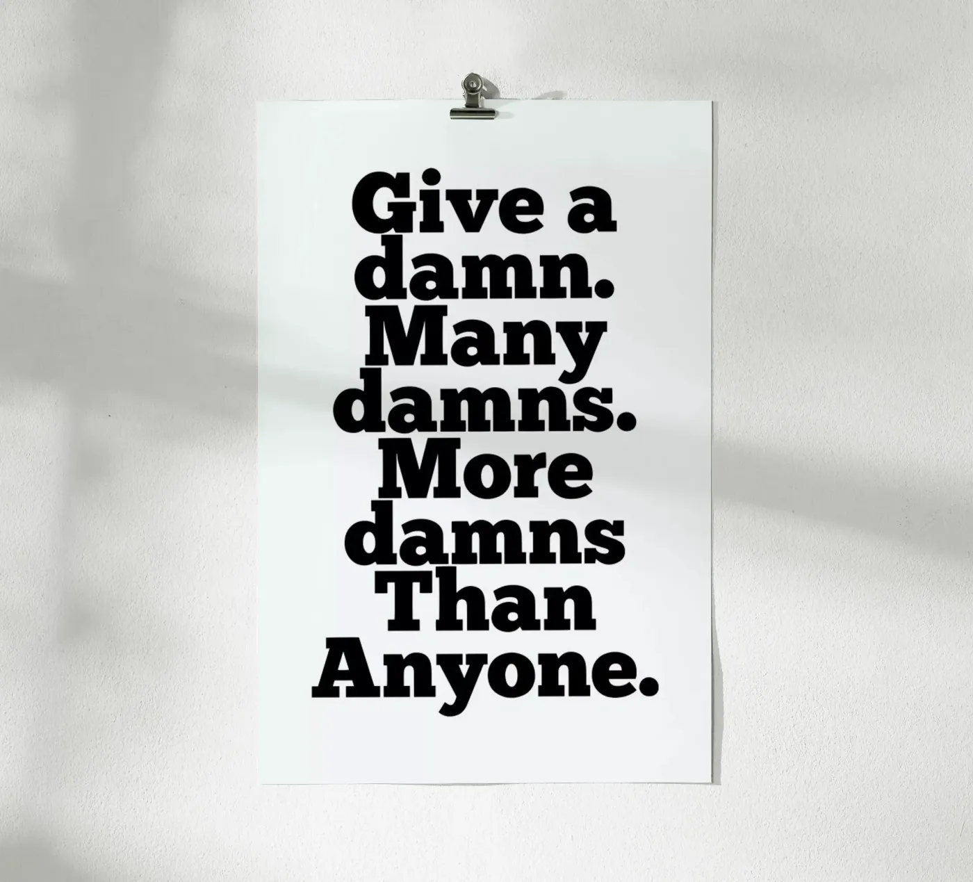 Damns poster da Mottos by Sinan Saydik