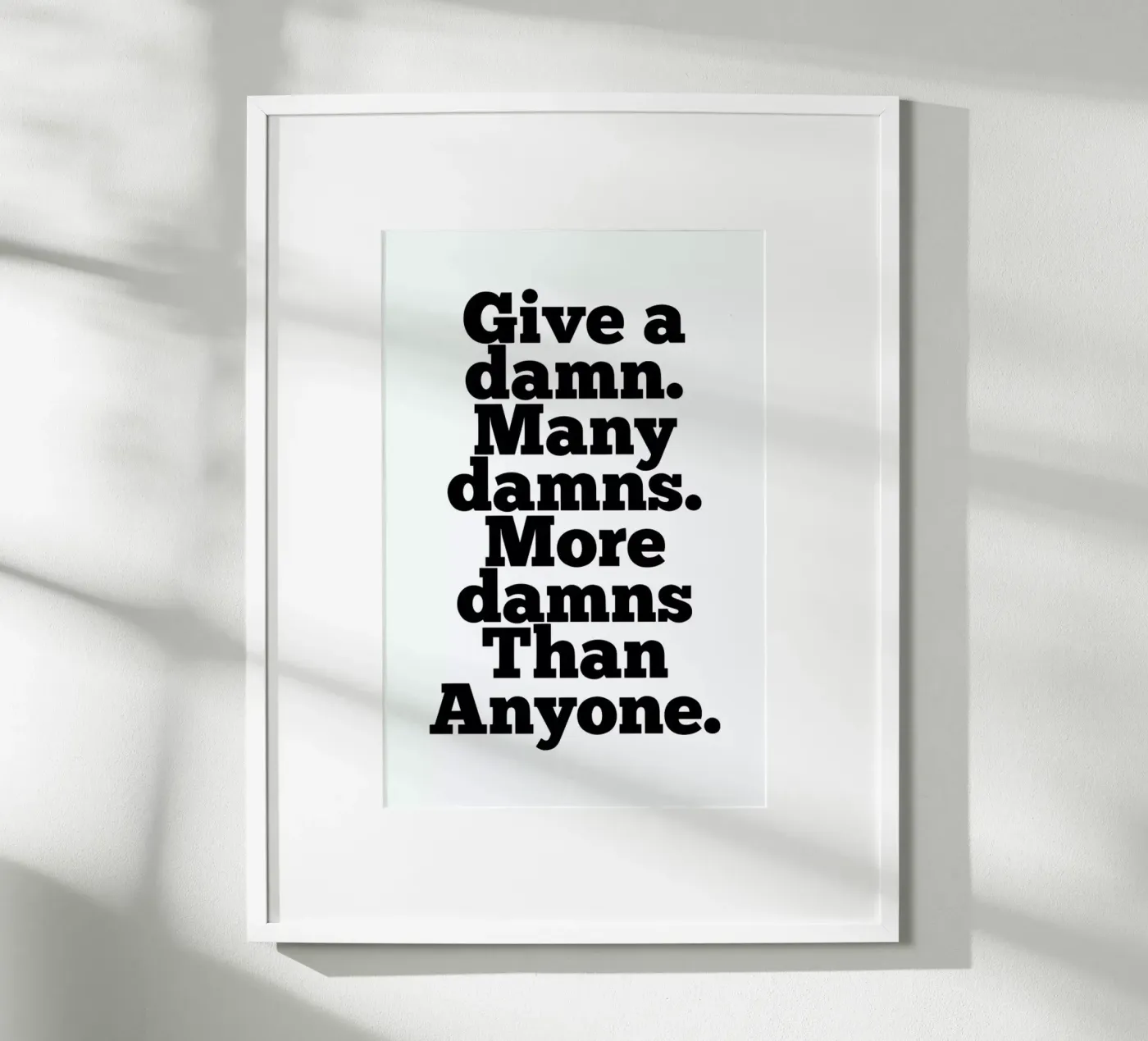 Damns poster da Mottos by Sinan Saydik