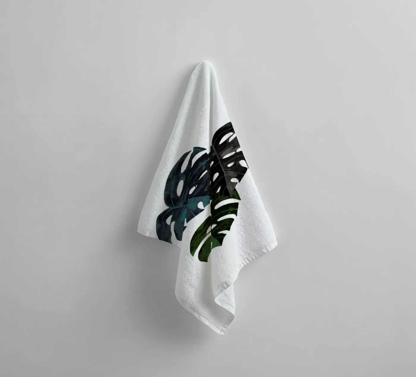 Monstera badhanddoek van Amy & Kurt