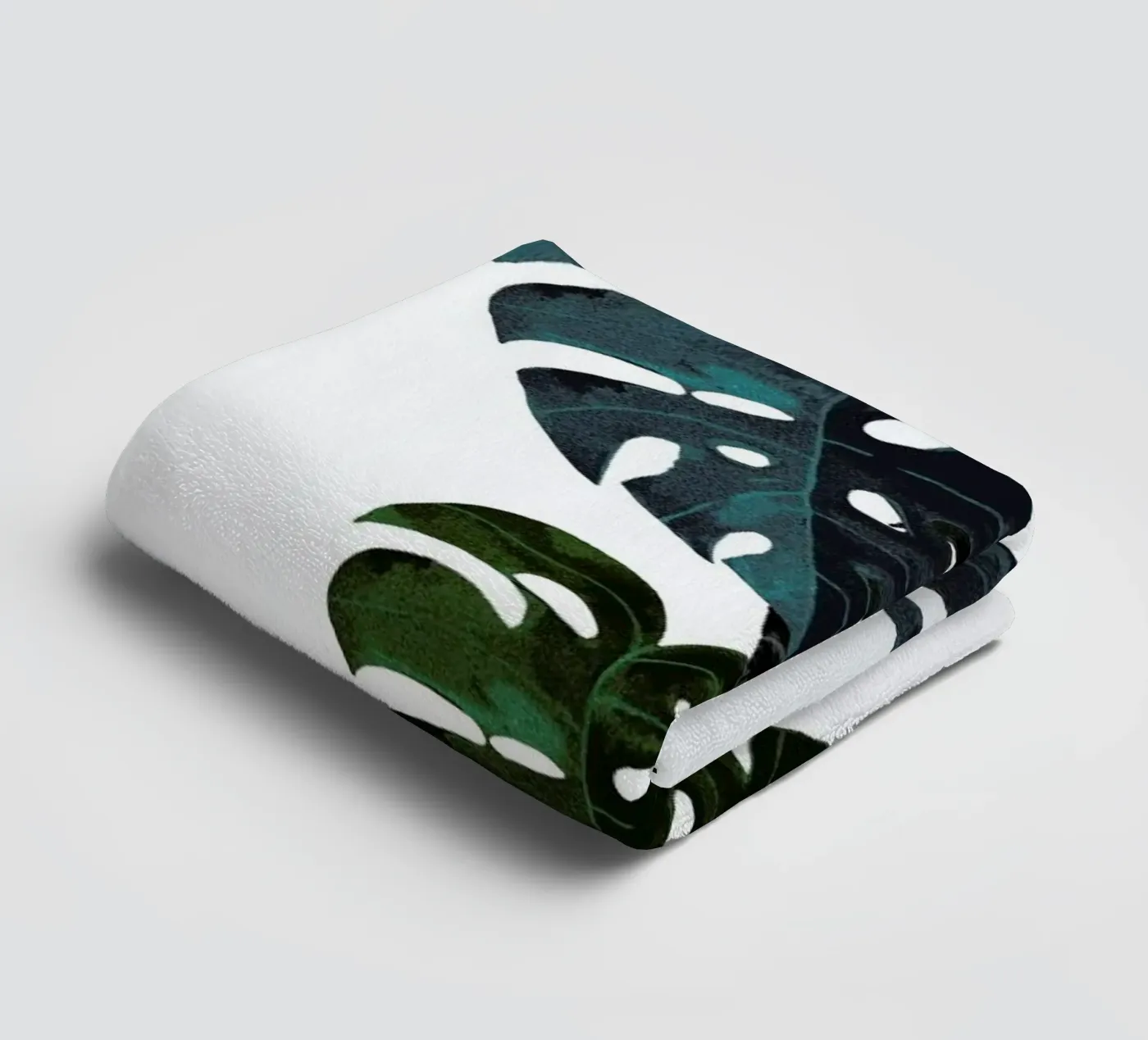 Monstera badhanddoek van Amy & Kurt