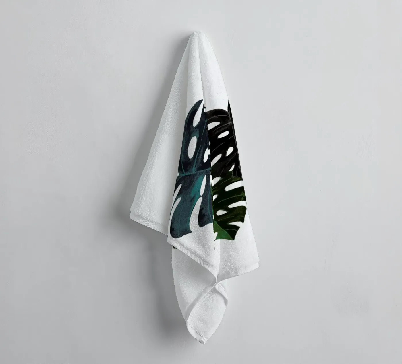 Monstera badhanddoek van Amy & Kurt