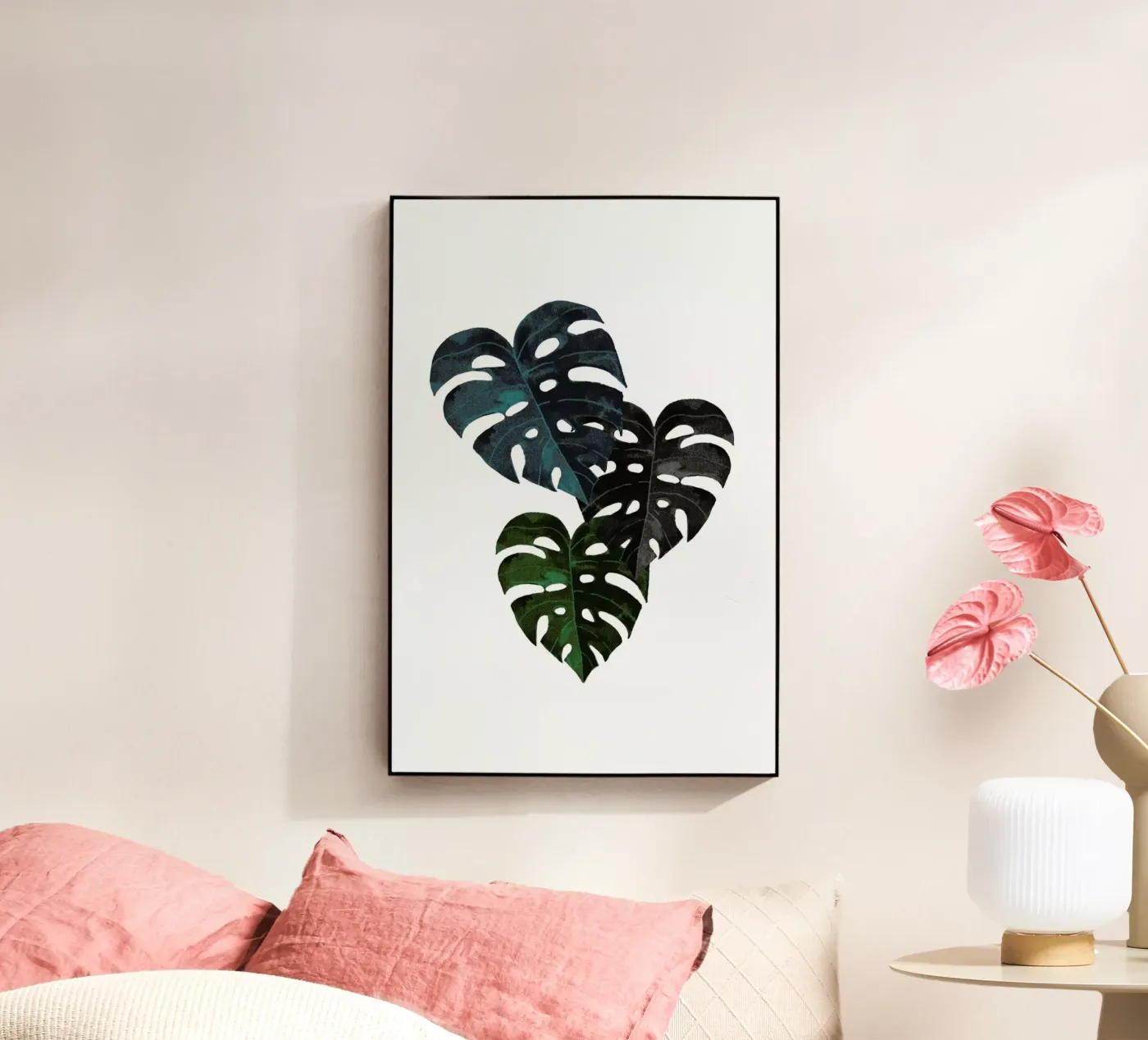 Monstera acrylic glass by Amy & Kurt