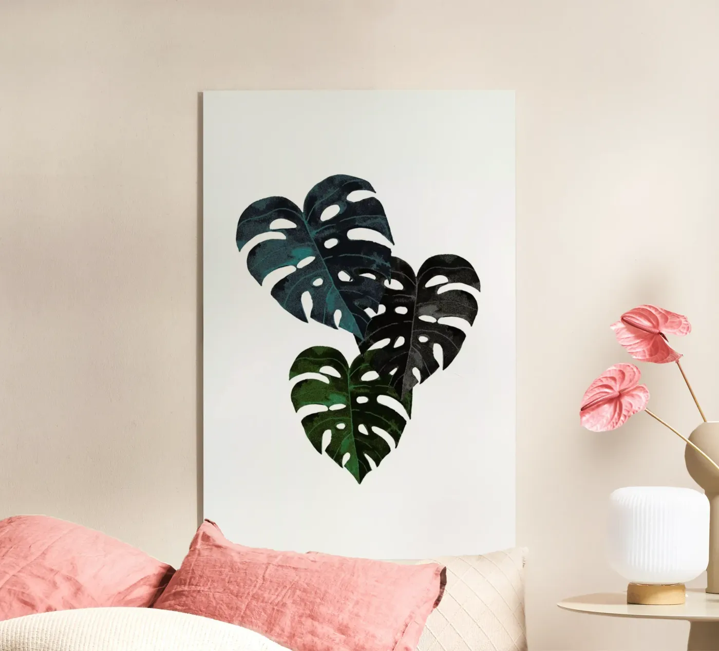 Monstera acrylic glass by Amy & Kurt