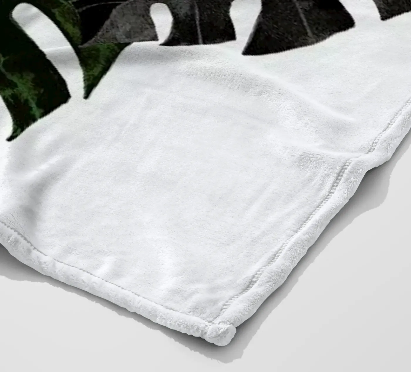 Monstera fleecedeken van Amy & Kurt