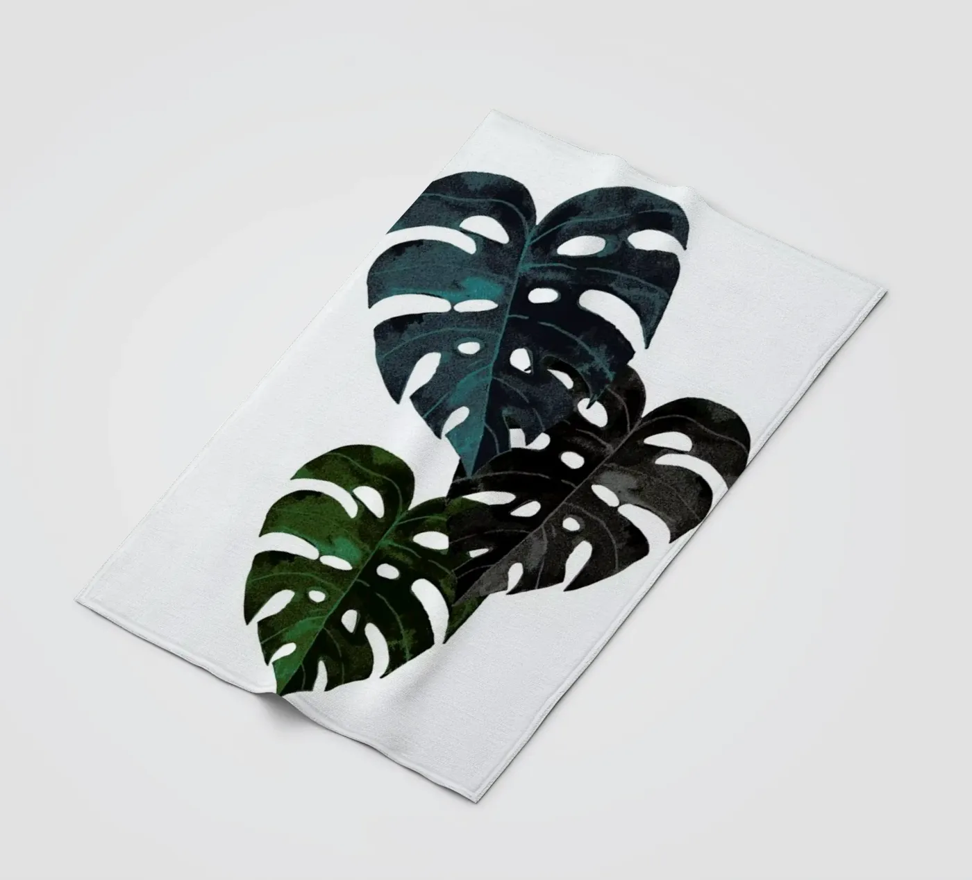 Monstera Fleecedecke von Amy & Kurt