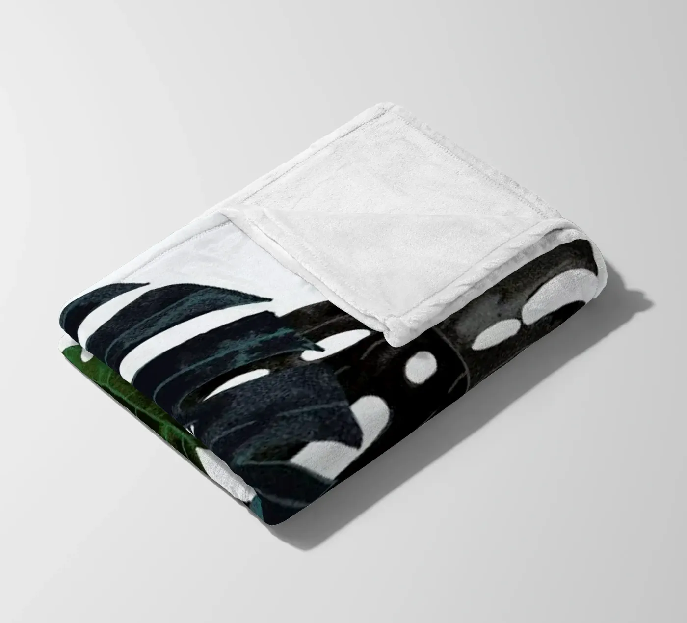 Monstera fleecedeken van Amy & Kurt