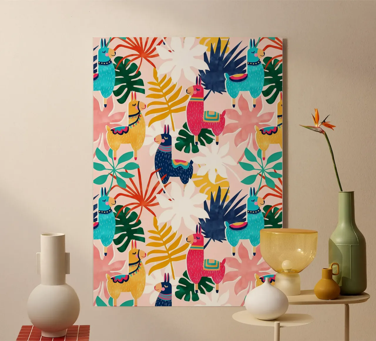 Llamazing bleiben Acryl-Glas von Ginnery