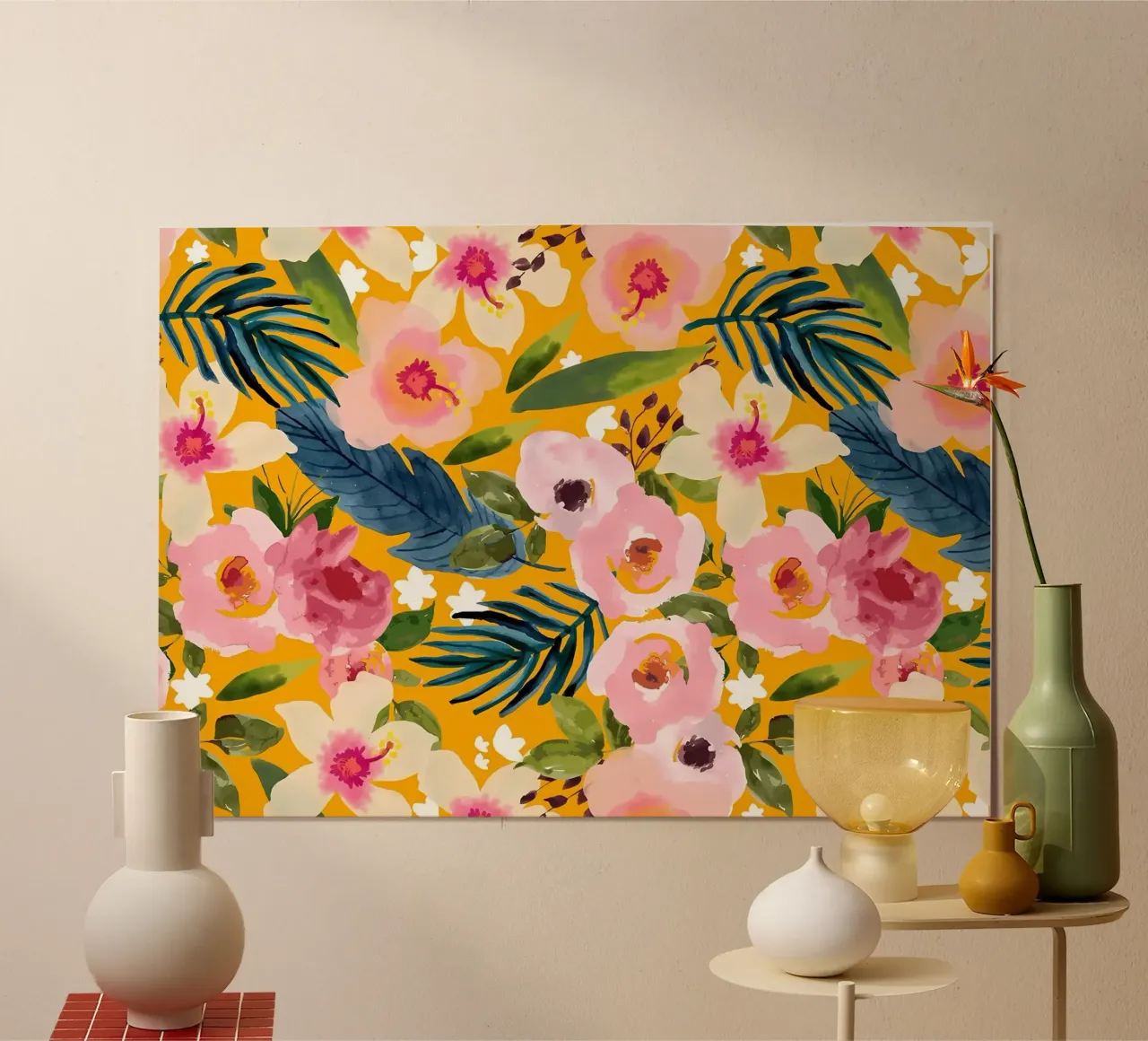 Nessun inverno dura per sempre poster con telaio in plastica da Ginnery