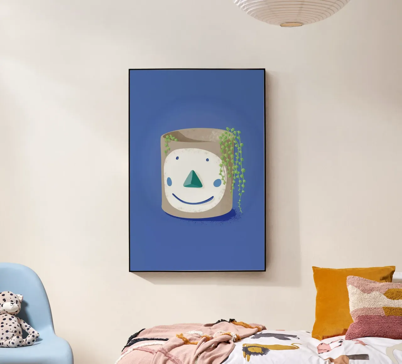 Pea Face acrylic glass by Julia Marquardt-Lott