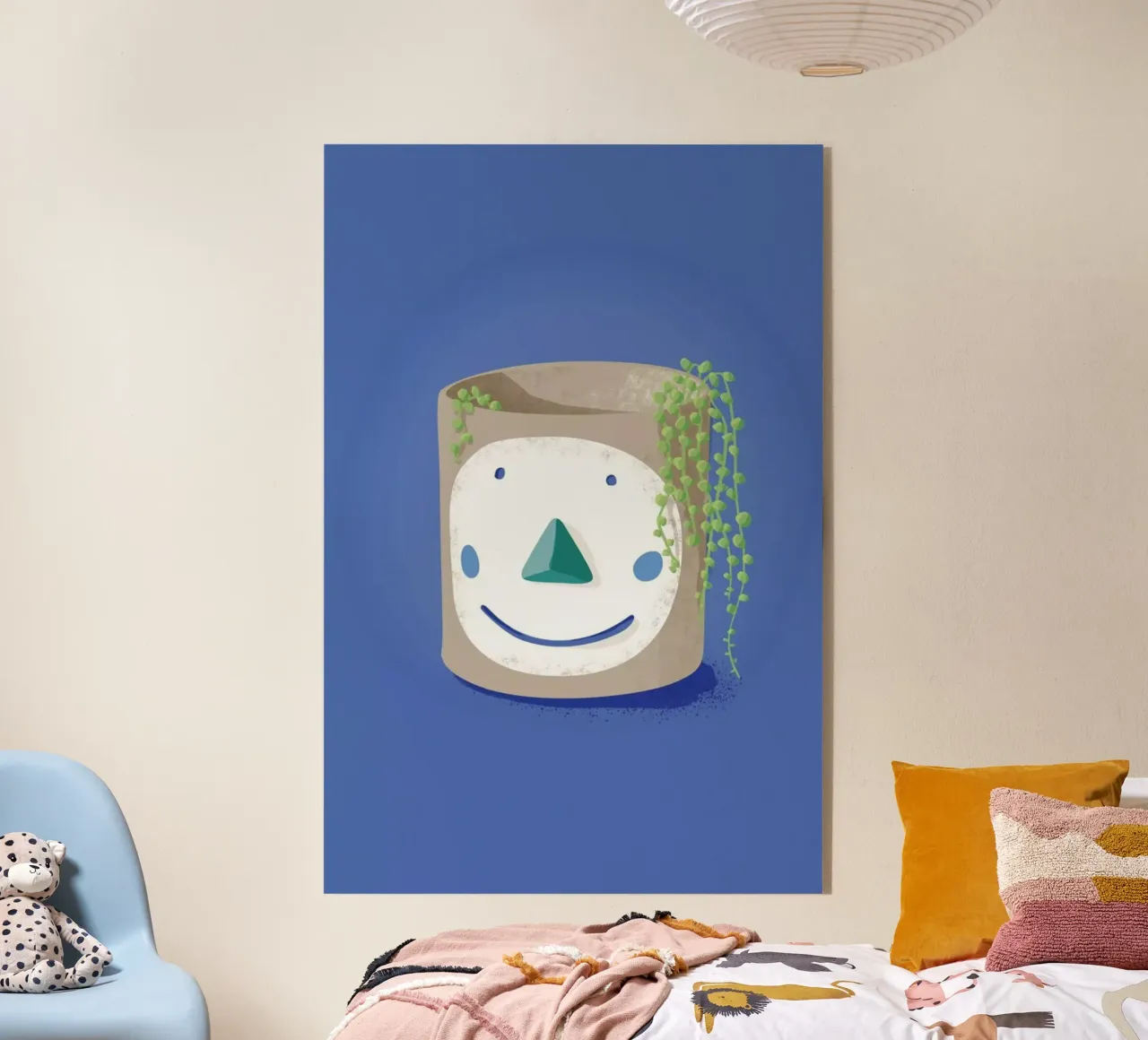 Pea Face acrylic glass by Julia Marquardt-Lott