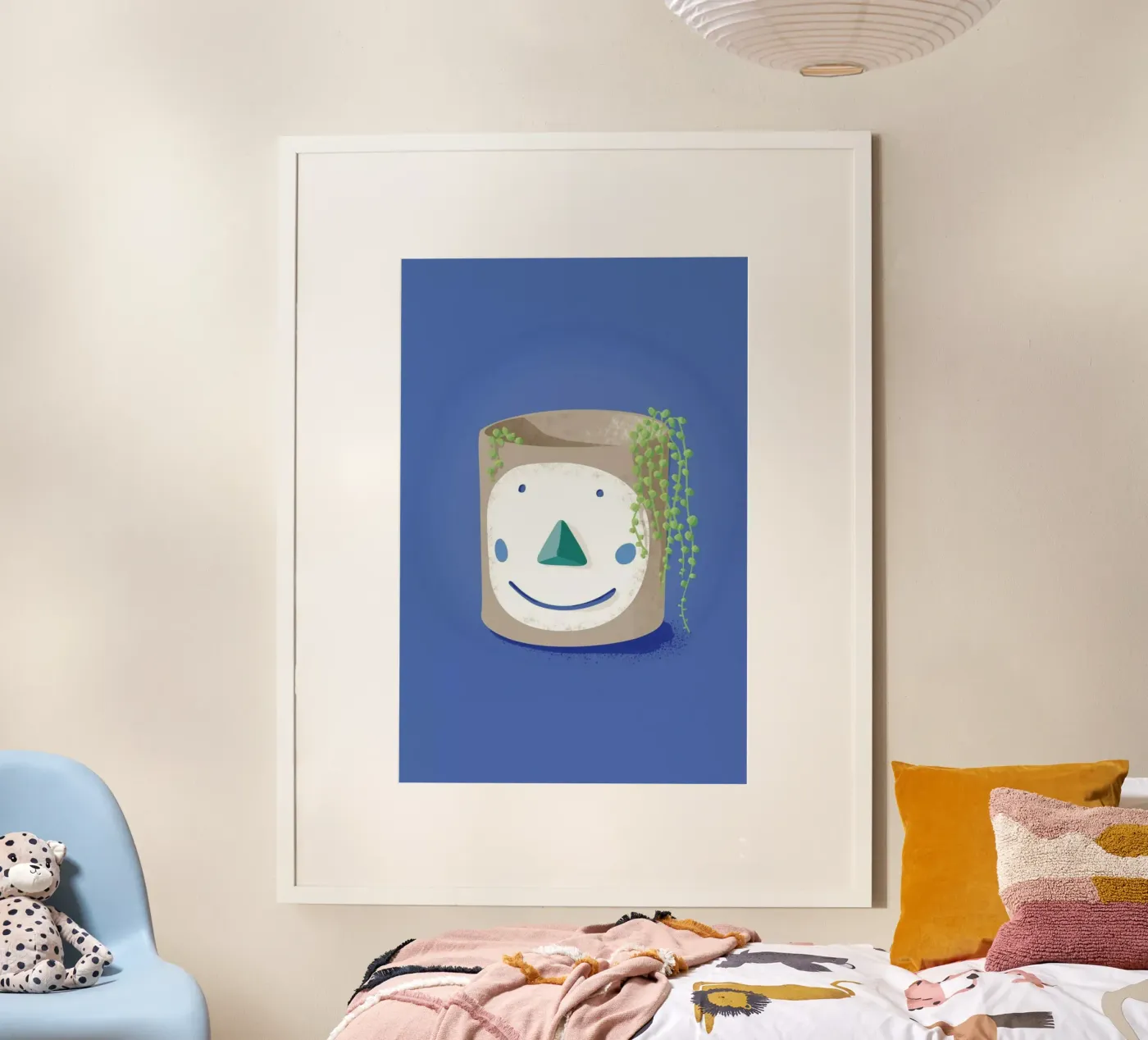 Pea Face Poster von Julia Marquardt-Lott