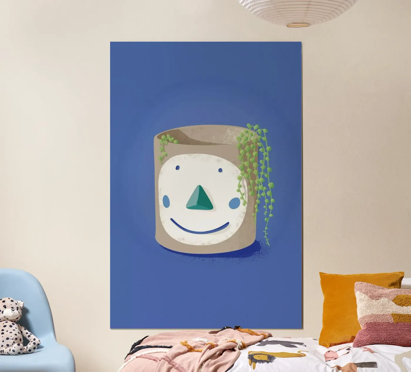 Pea Face Poster von Julia Marquardt-Lott