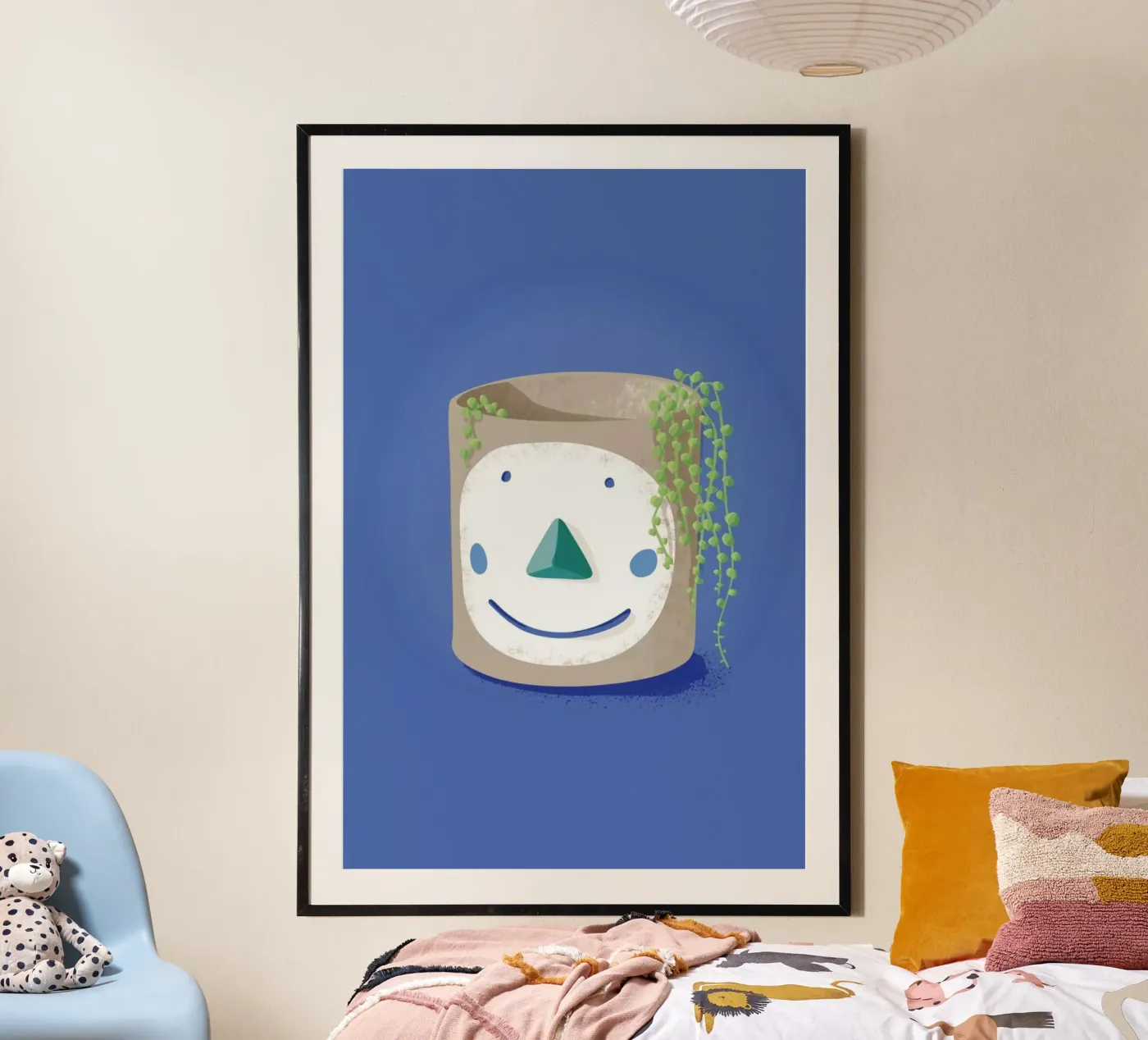 Pea Face Poster von Julia Marquardt-Lott