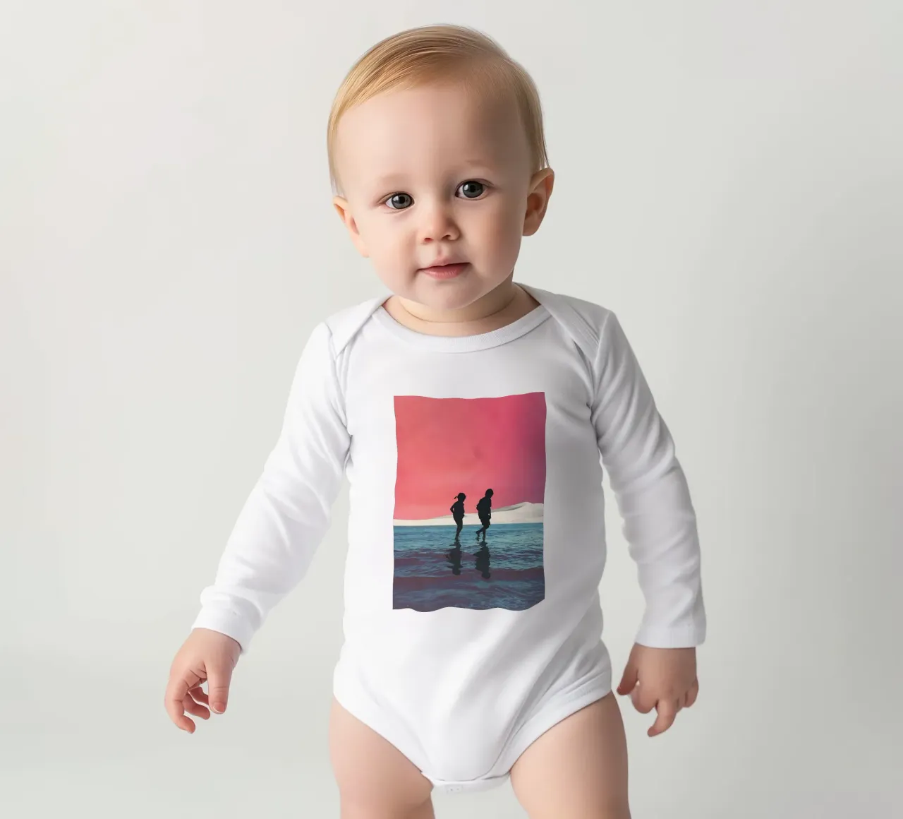 Bis zur Abenddämmerung Langarm Babybody von Ginnery