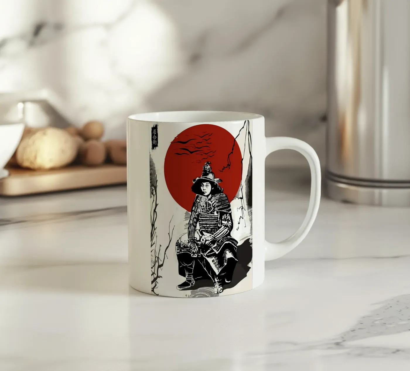 Poster ceramic mug by Mikesell