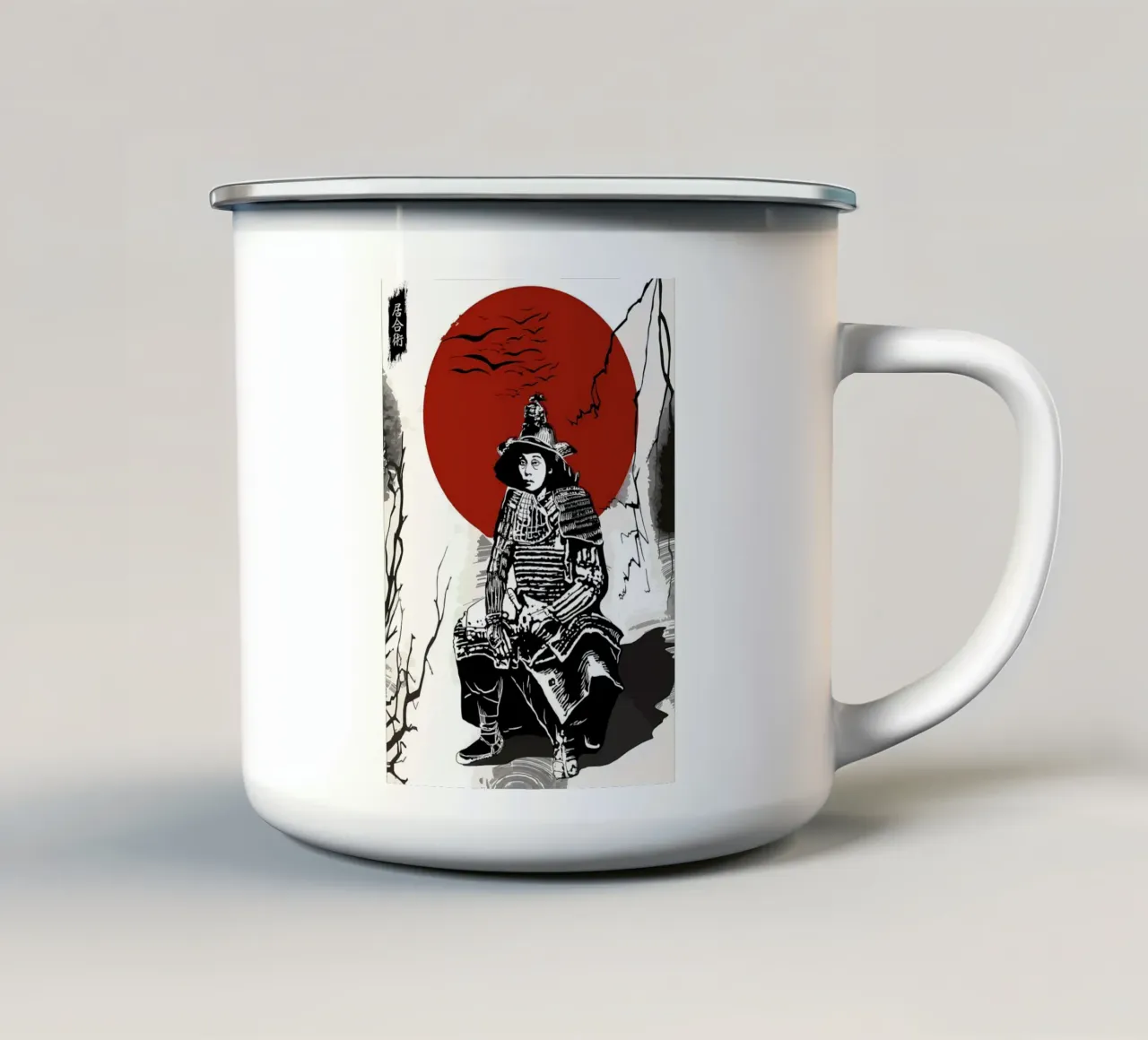 Poster tazza in smalto da Mikesell