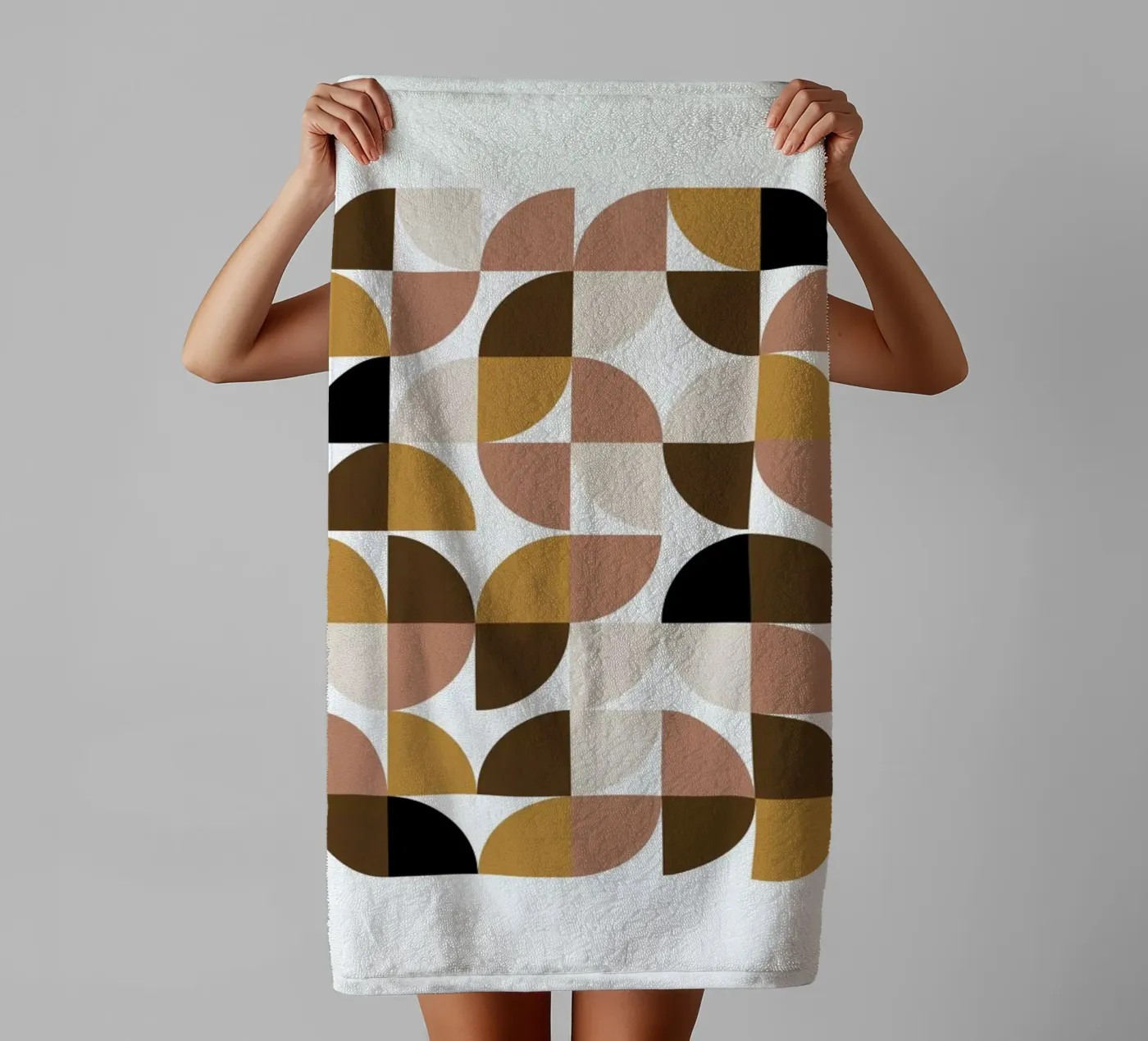 Geometric badhanddoek van Nordic Creators