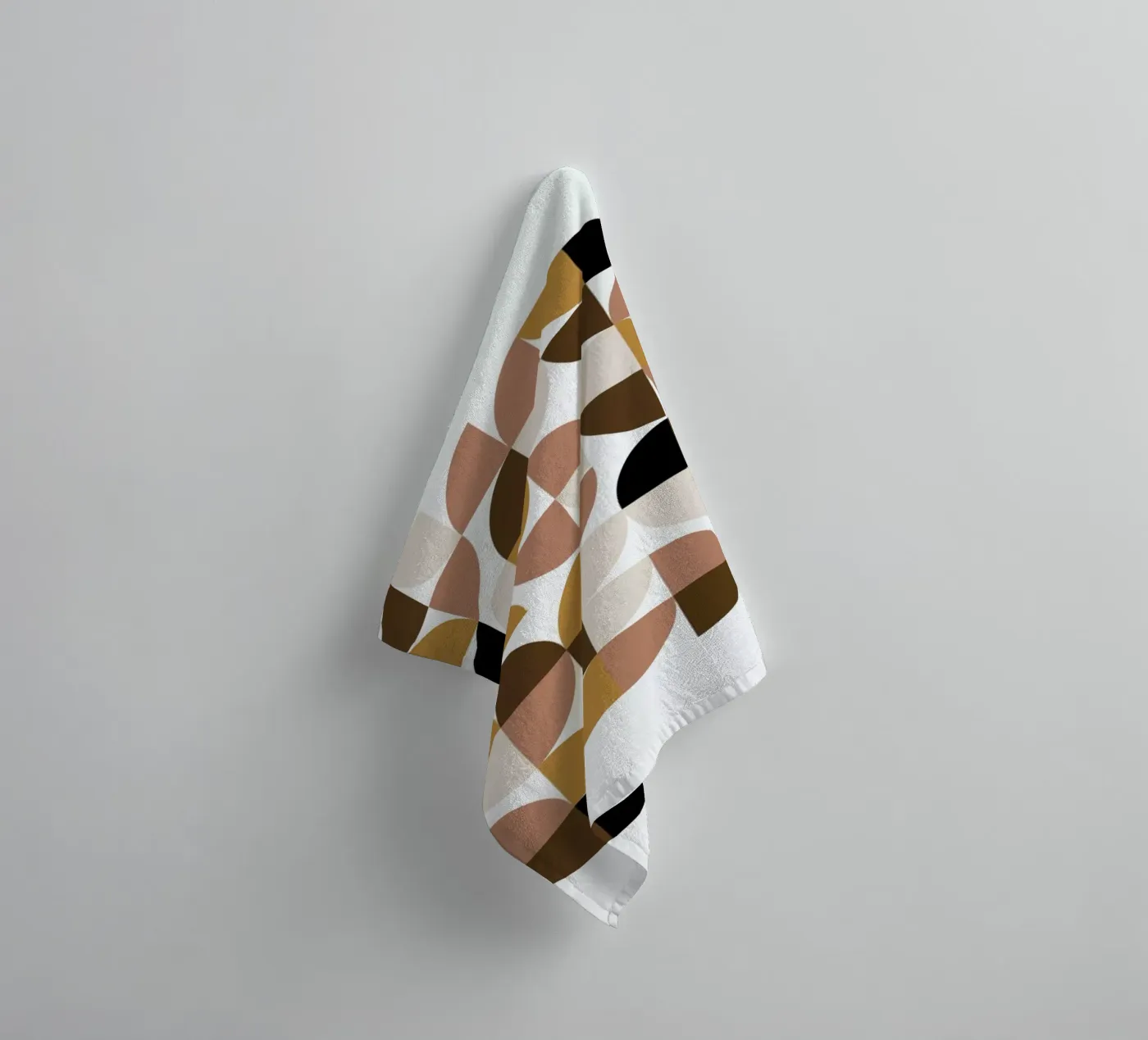 Geometric badhanddoek van Nordic Creators