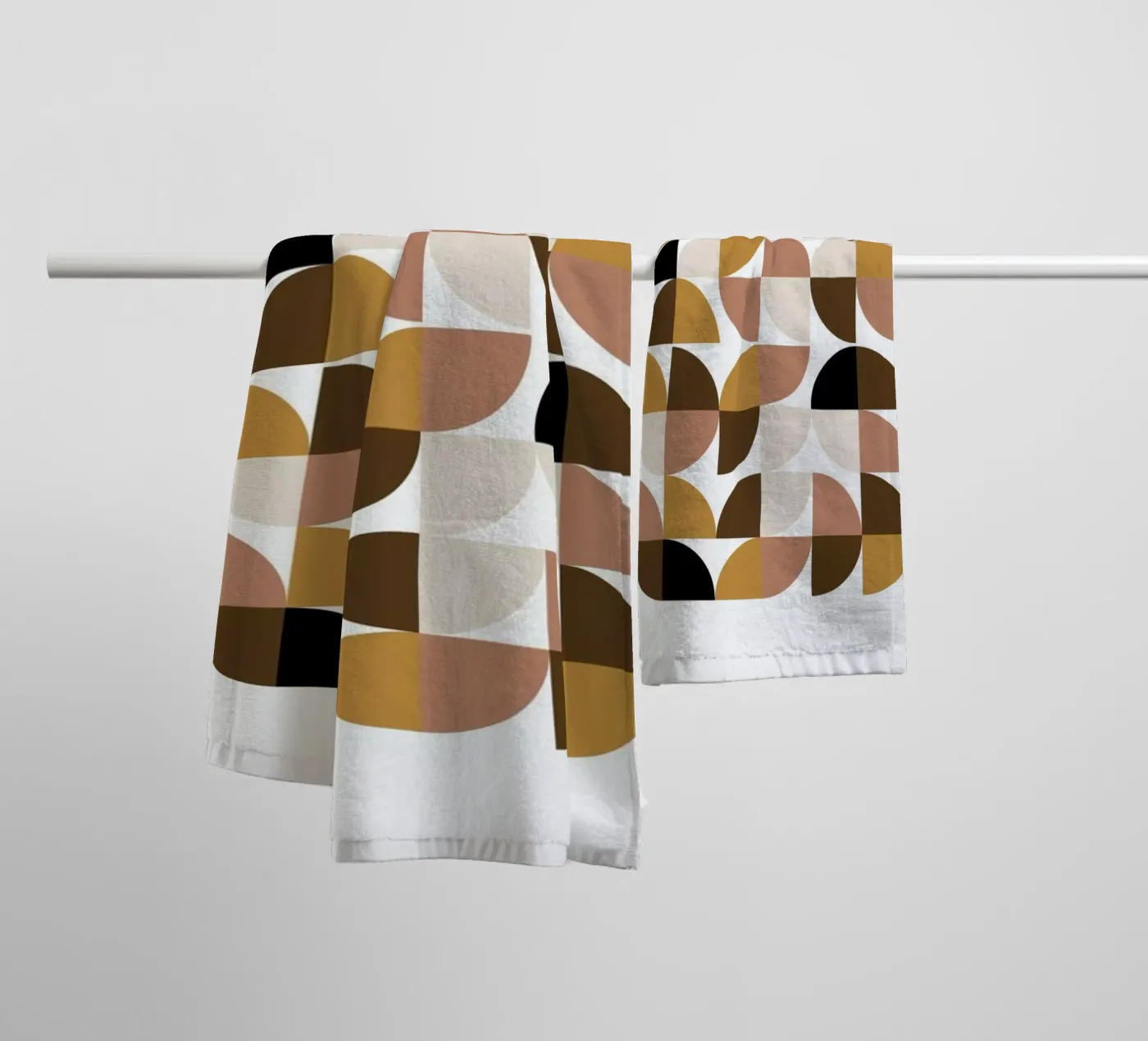 Geometric badhanddoek van Nordic Creators