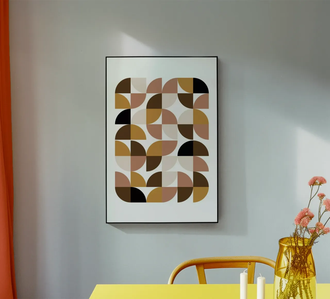 Geometric acrylic glass by Nordic Creators
