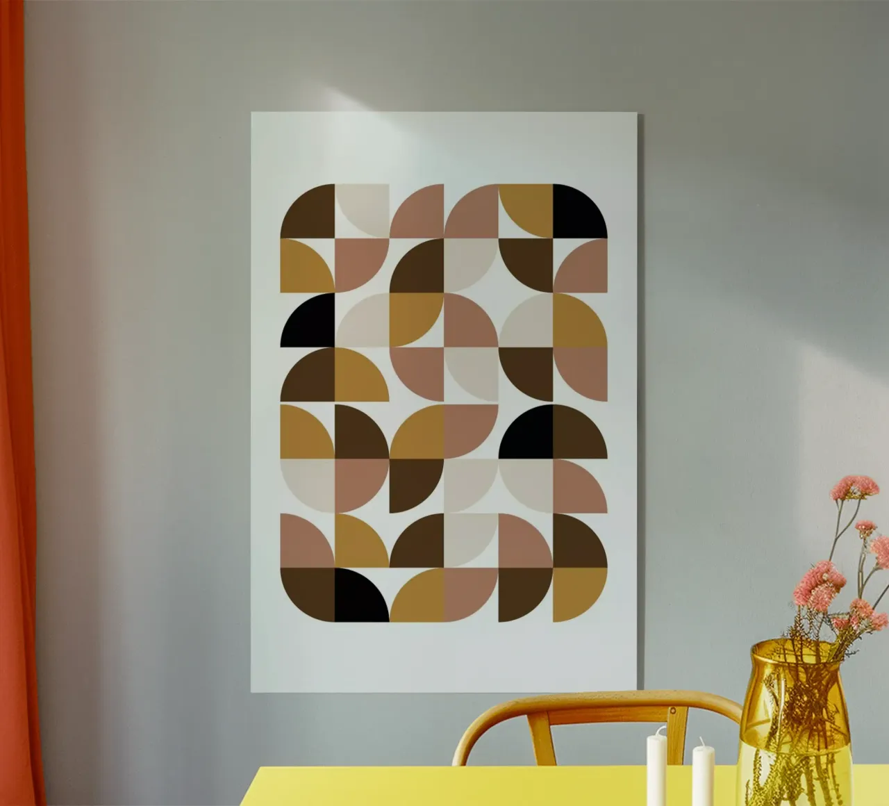 Geometric acrylic glass by Nordic Creators