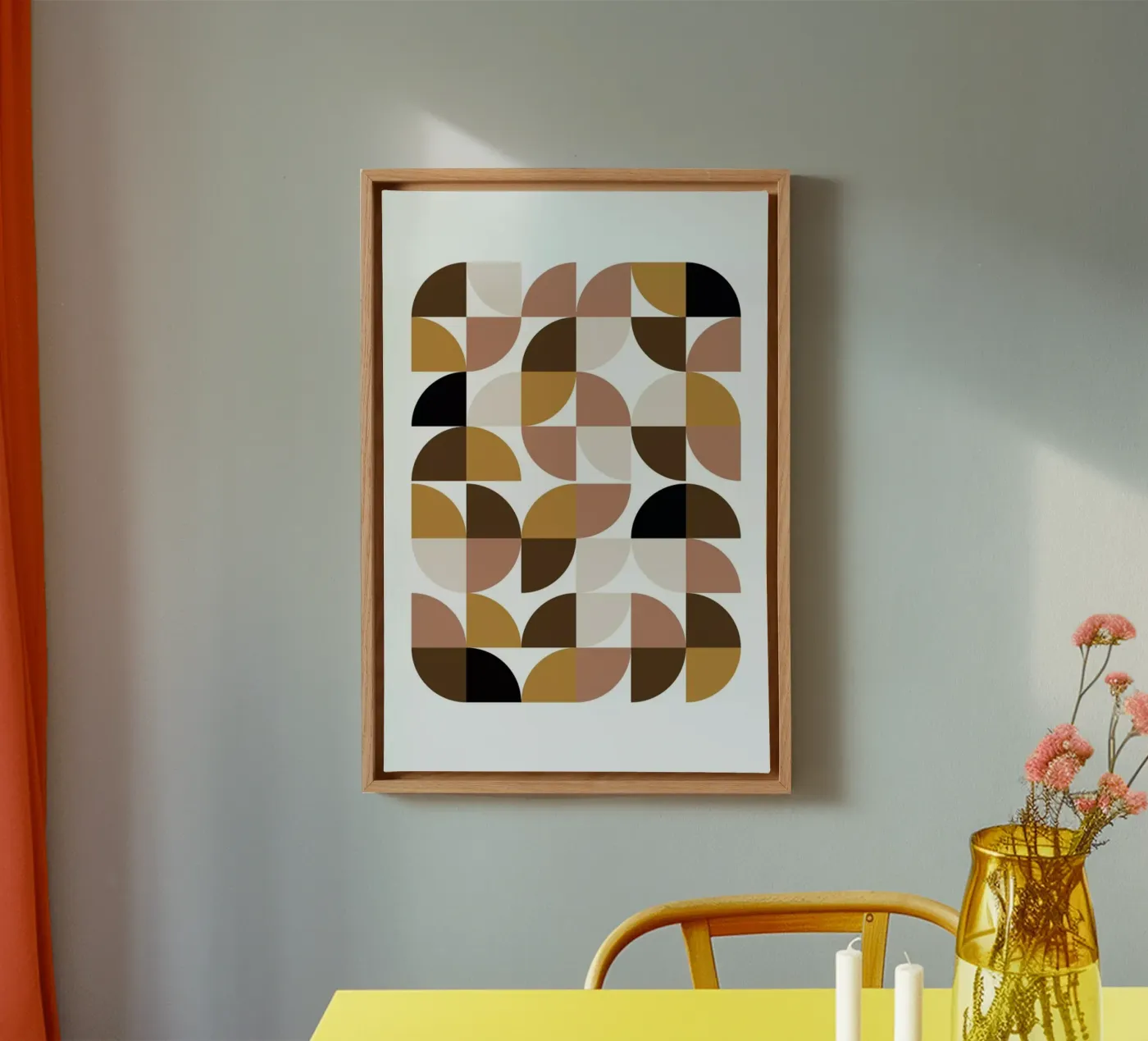 Geometric canvas van Nordic Creators