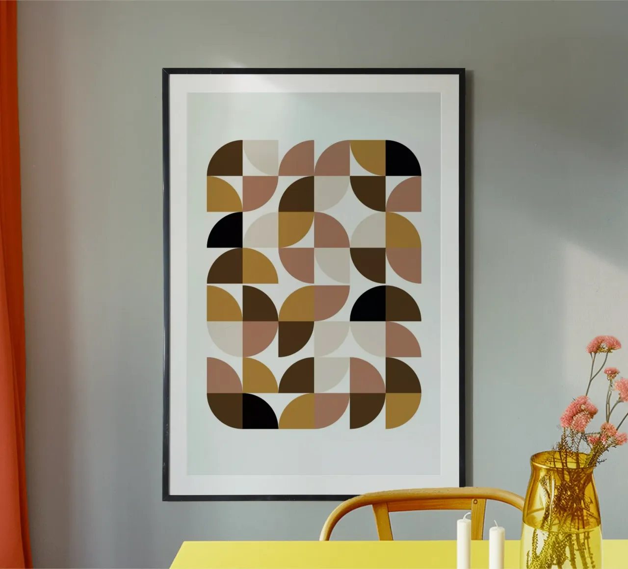 Geometric poster da Nordic Creators