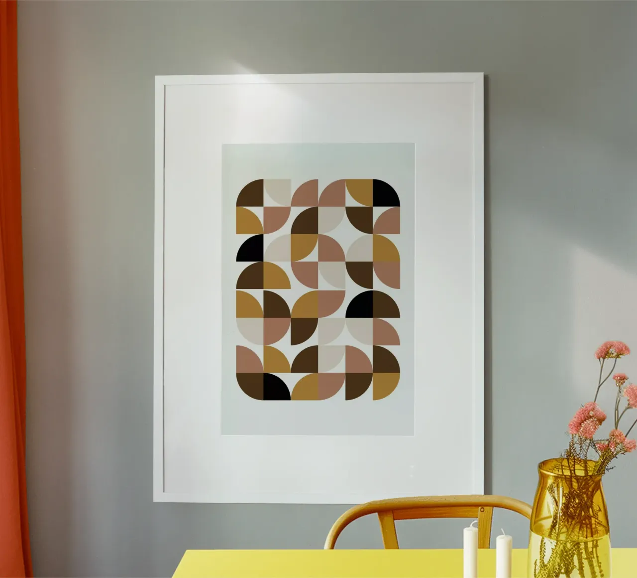 Geometric poster da Nordic Creators