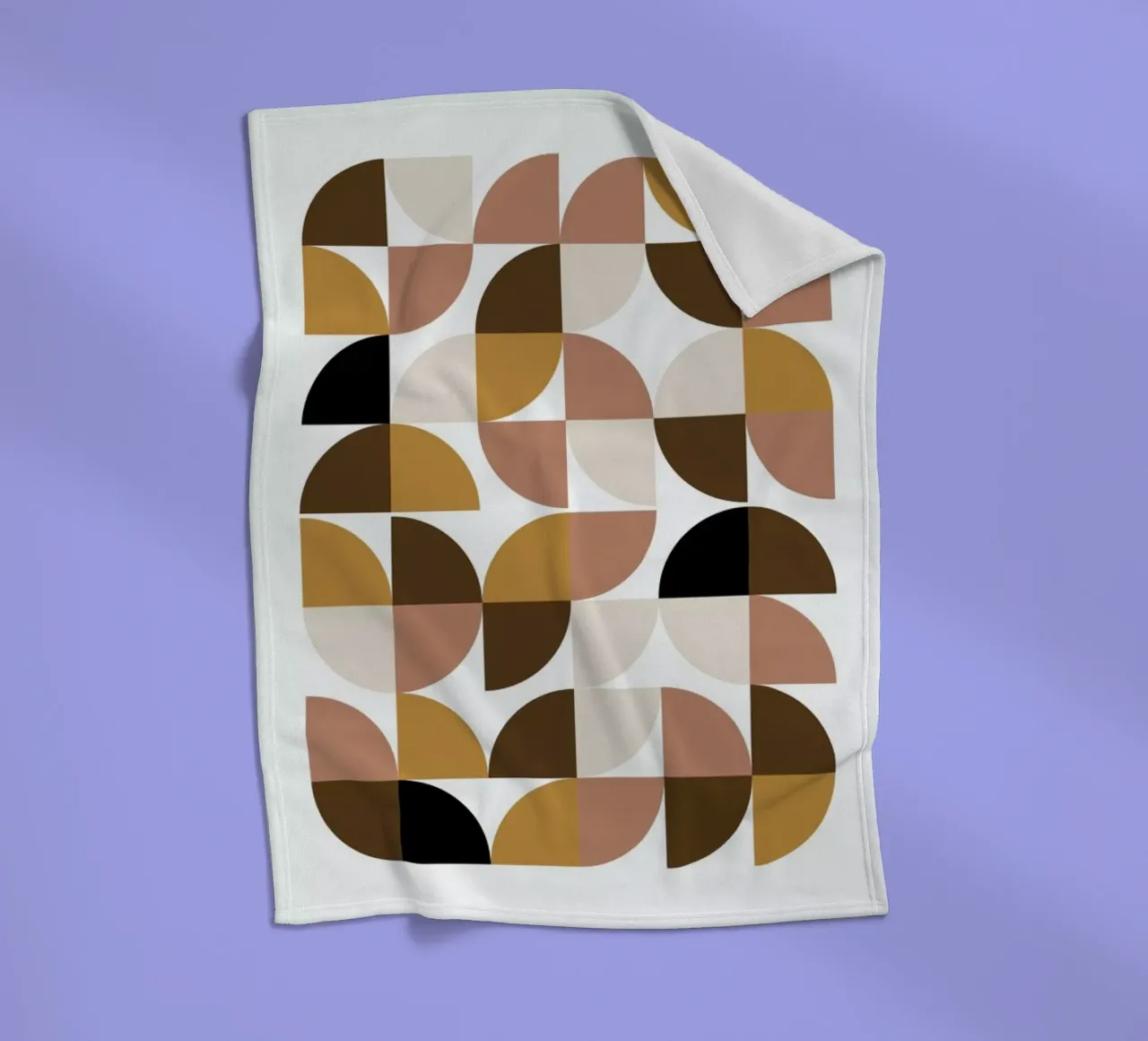 Geometric Fleecedecke von Nordic Creators