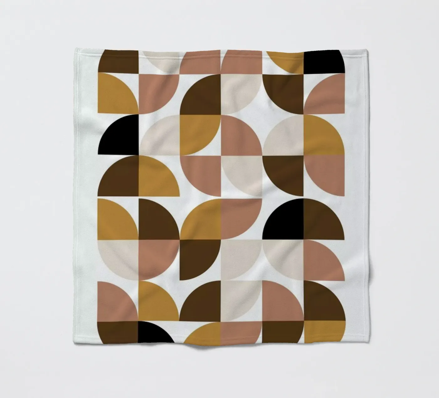 Geometric fleece blanket by Nordic Creators