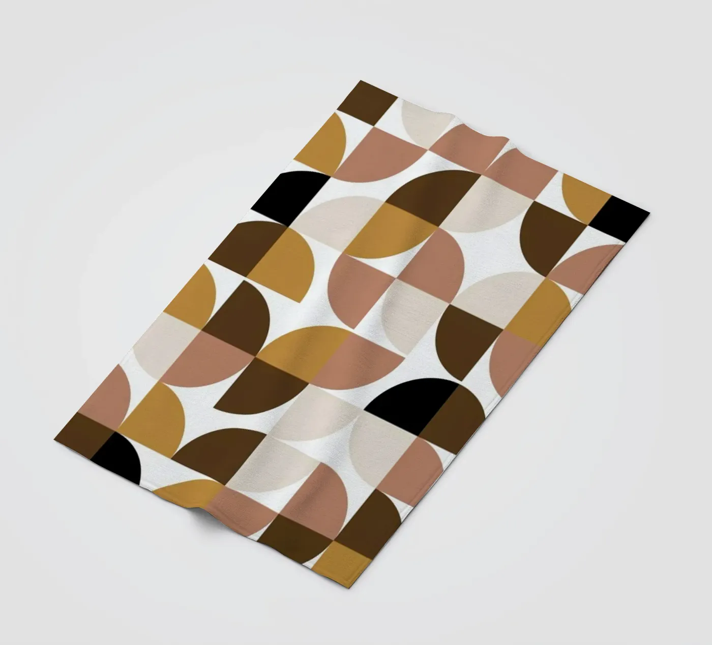 Geometric fleece blanket by Nordic Creators