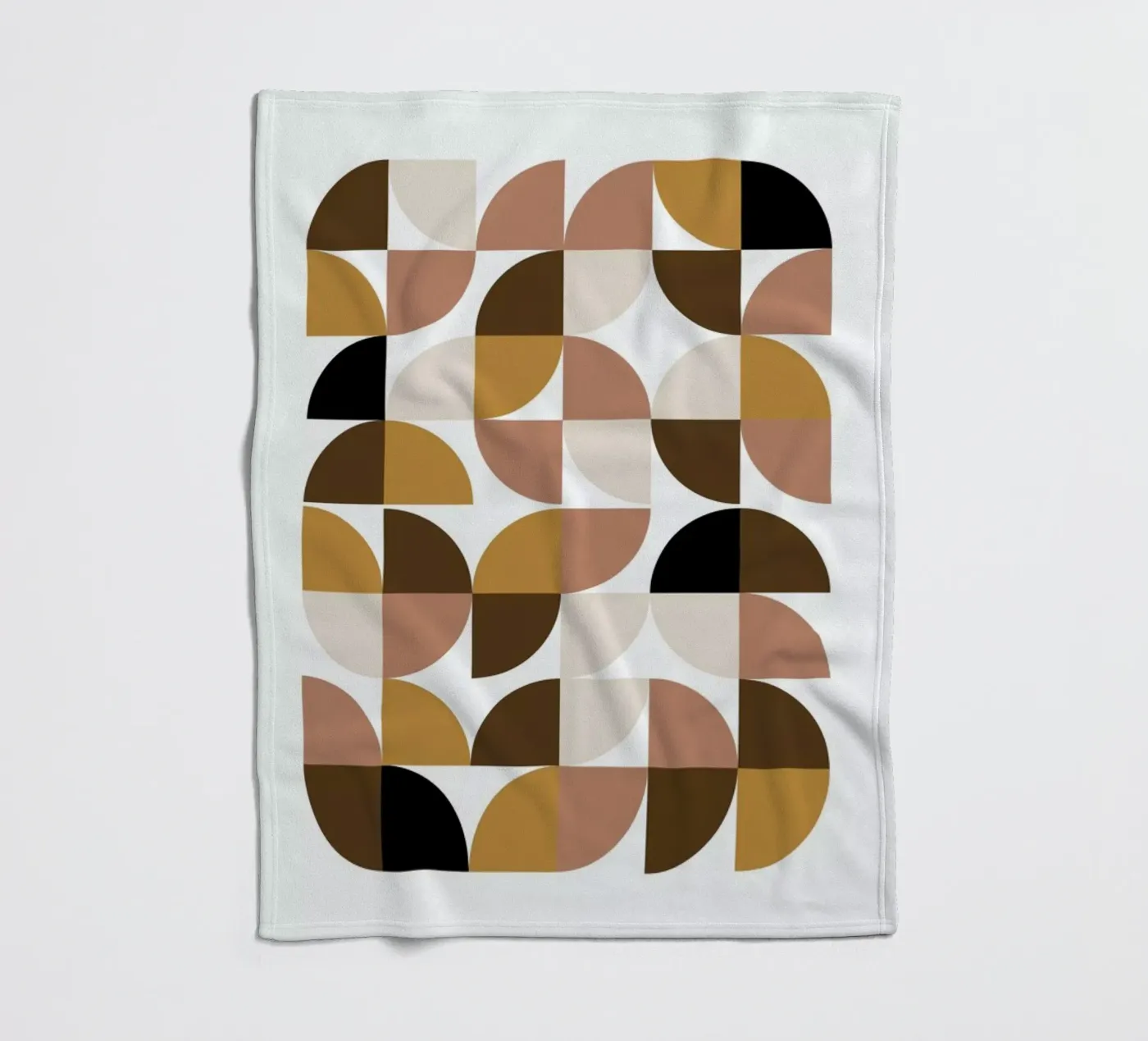 Geometric fleece blanket by Nordic Creators