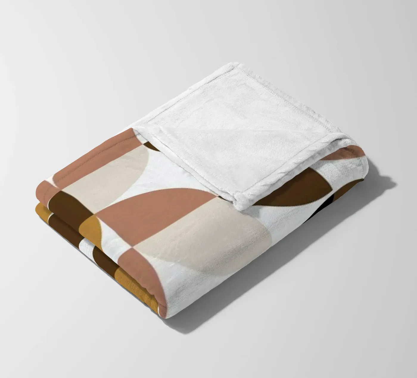 Geometric fleece blanket by Nordic Creators