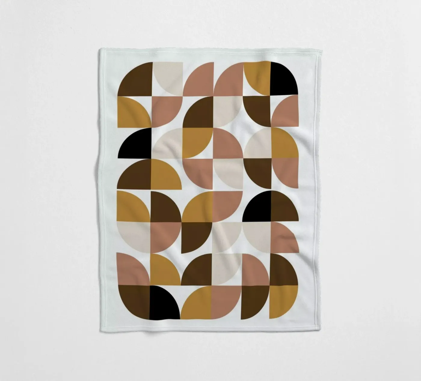 Geometric fleece blanket by Nordic Creators