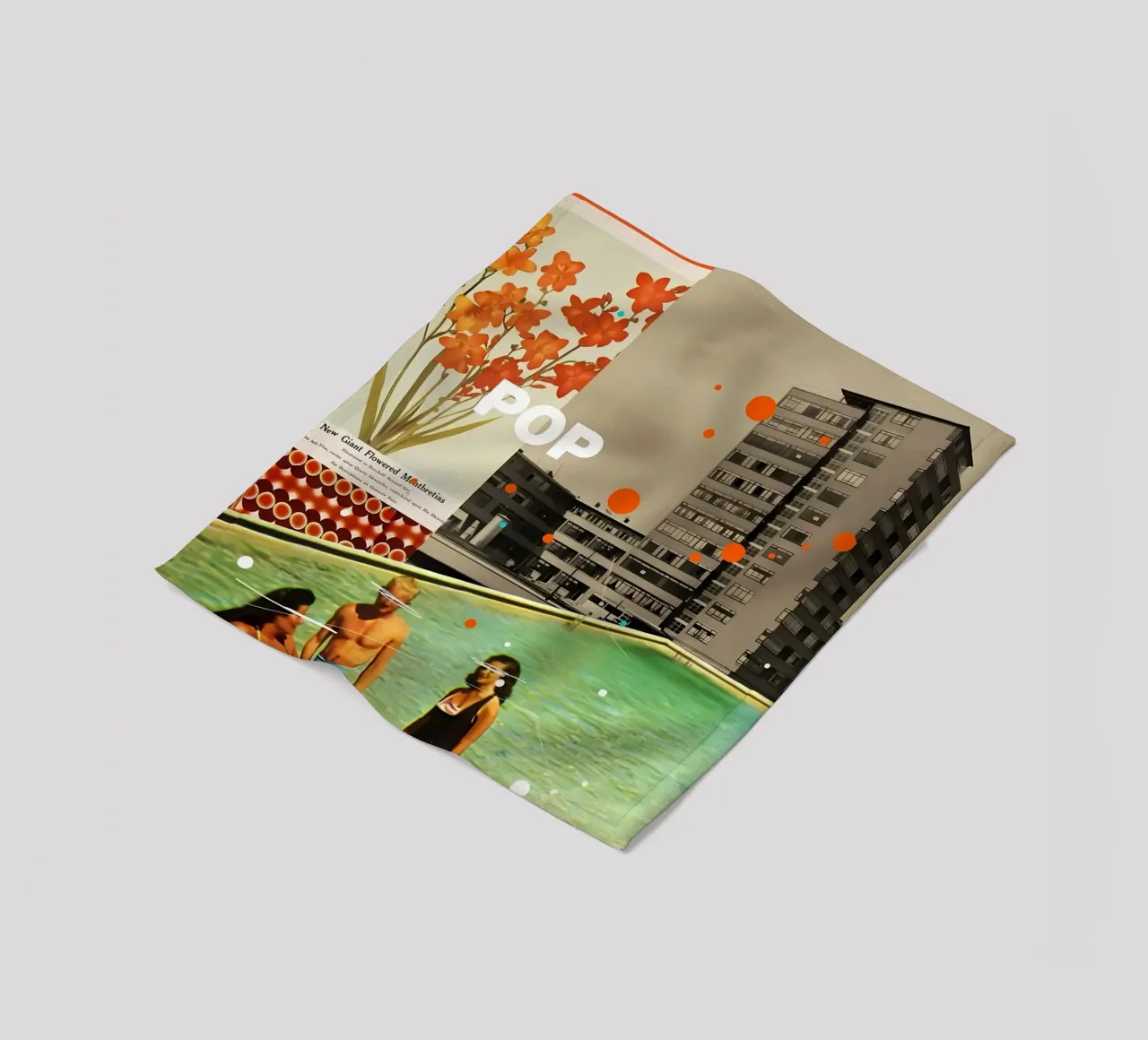 Pop fleece blanket by Ginnery