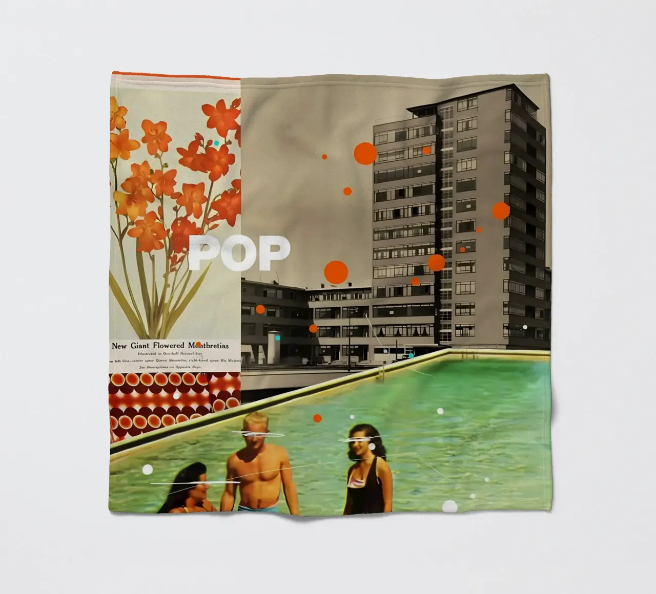 Pop fleece blanket by Ginnery